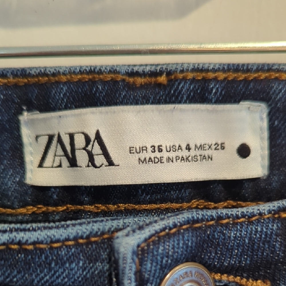 Zara Women's Blue Skinny Jeans - Picture 3 of 7